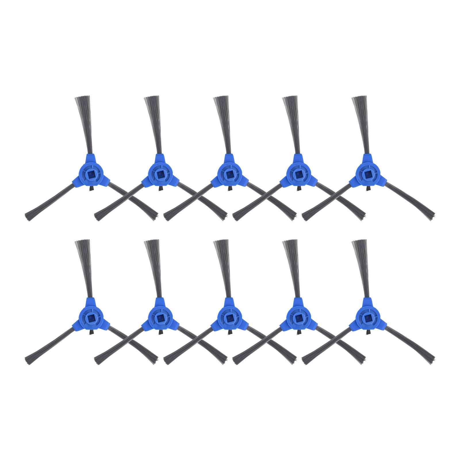 Compatible Side Brushes for Solac Lucid i10 Robot Vacuum 6/10 Piece Set Designed for Efficient Edge Dust Pickup