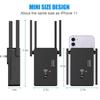 1200Mbps Wireless 5G Wifi Repeater Wi Fi Router Signal Amplifier Boosters 2.4G/5G Dual Band 802.11g Gigabit Network Range Expander Ap WIFI Enhancement