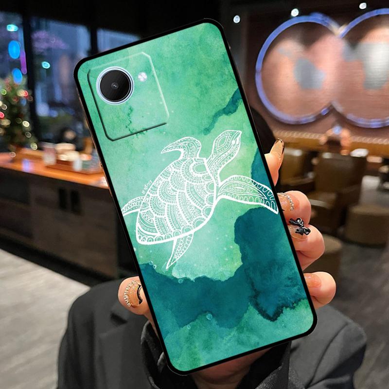 

Cute Cartoon Turtles Case For Realme 11 Pro Plus 15 14 13 12 GT7 Pro GT6 C55 C51 C53 C35 C33 C61 C65 C67 C71 C75 Realme C33