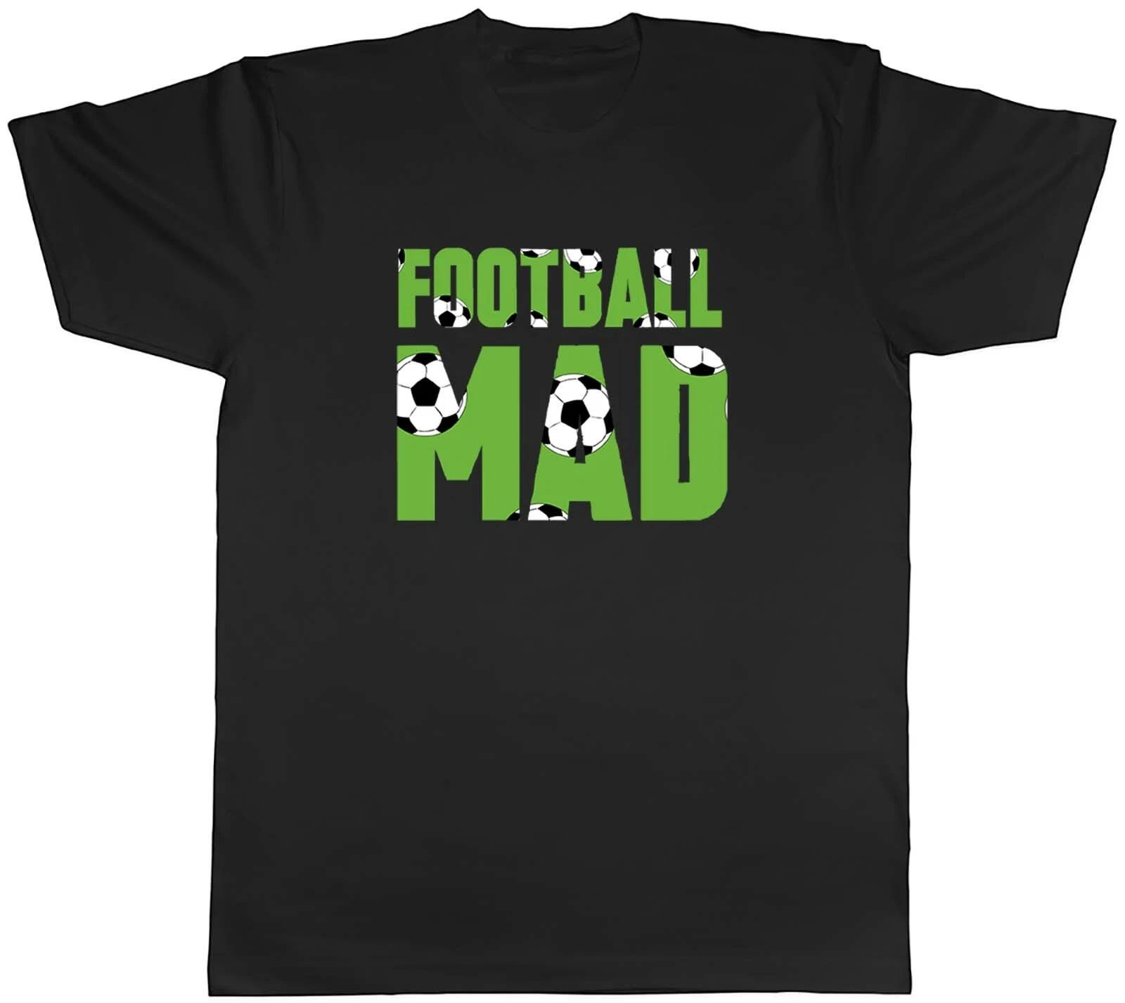 Football Mad Pattern Sports Mens Unisex T-Shirt Tee Gift XXXXL