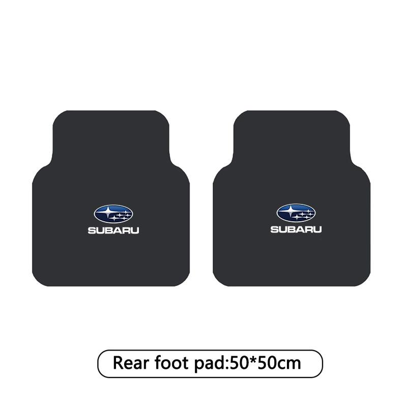 Car Floor Mat Auto Front and Rear Carpet Foot Mats with Rubber Backing for Subaru Forester Legacy WRX Tribeca Levorg BRZ STI XV bu4