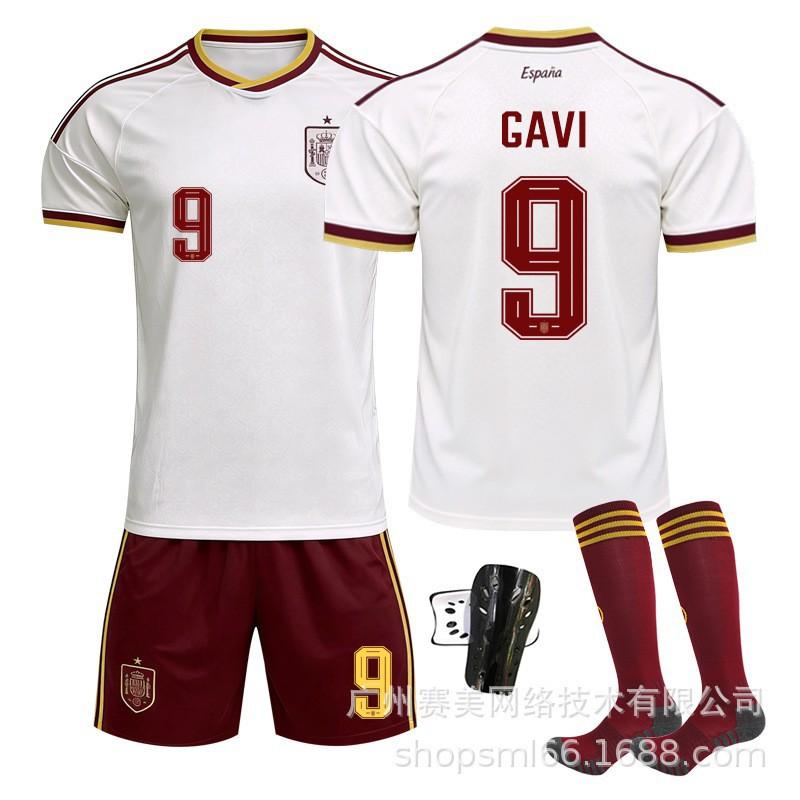 World Cup Spain Away No. 19 Yamal Football Jersey 17 Williams Meijia Mpedri