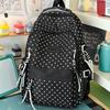 Schoolbag High Value Korean Version Fresh Schoolbag Japanese Princess Cute Star Print Backpack Junior High School Class Backpack