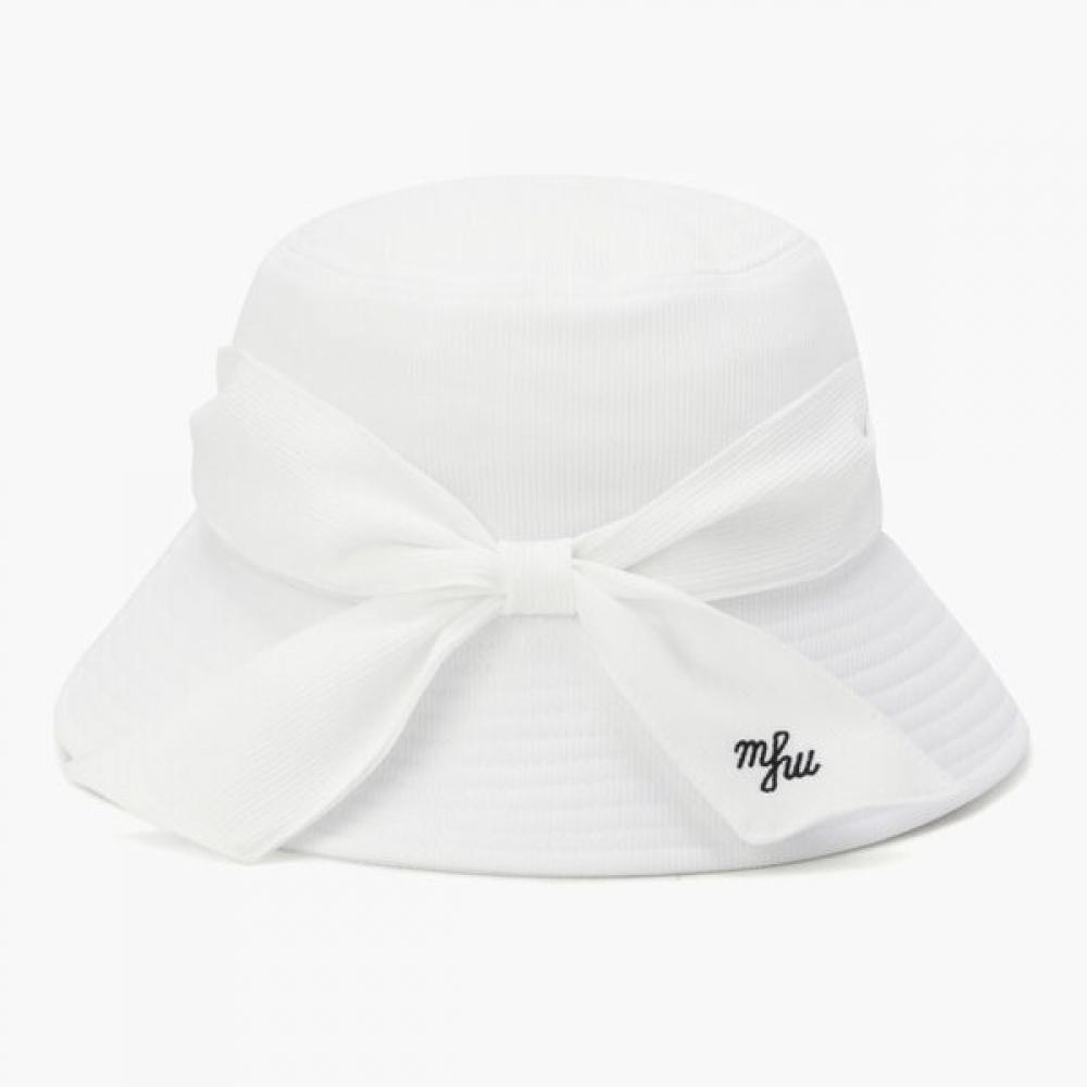 MunSingwear Women S eSSential Ribbon Bucket Hat White Mr122lcp11