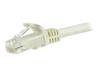 Câble réseau Cat6 Gigabit UTP sans crochet de 15m - STARTECH - Blanc - M/M