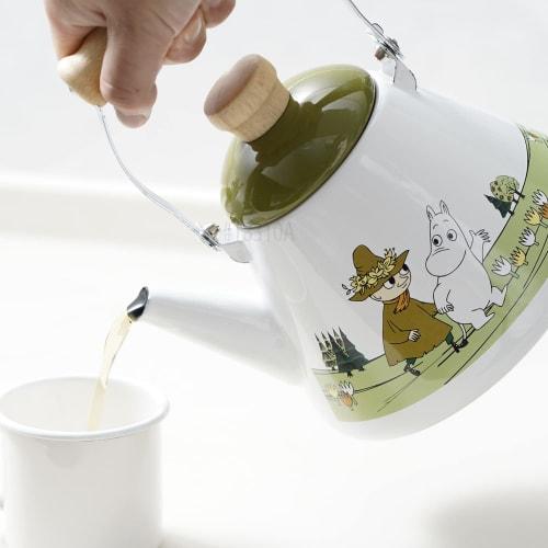 Fuji Horo Moomin Olive Kettle, 1.5L, Induction Compatible, MTG-1.5K