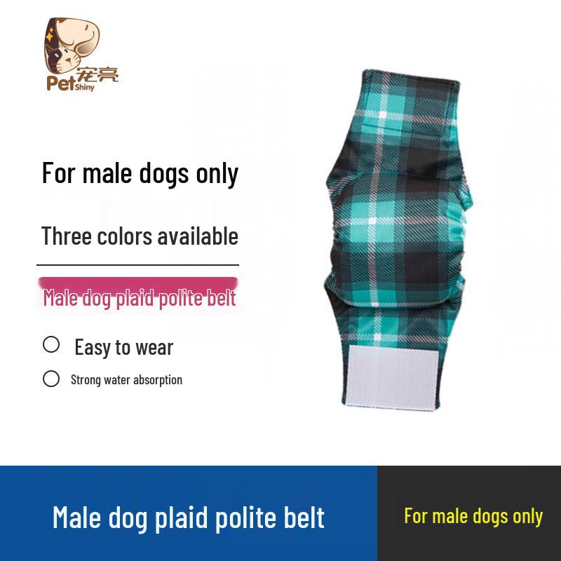 Male Dog Comfort Diapers – Physiological Pet Hygiene Pants with Waistband