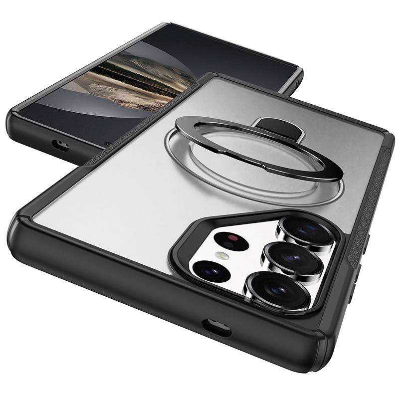 Etui do telefonu Samsung S25Ultra klasy wojskowej z magnetycznym uchwytem pierścieniowym i ochroną przed upadkiem