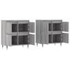 Sideboards 2 pcs Grey Sonoma Particleboard