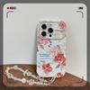 Rose Pattern Protective Case for iPhone 16 Pro Max, 15, 17 Pro, and Apple 14 - Cute Design for Women