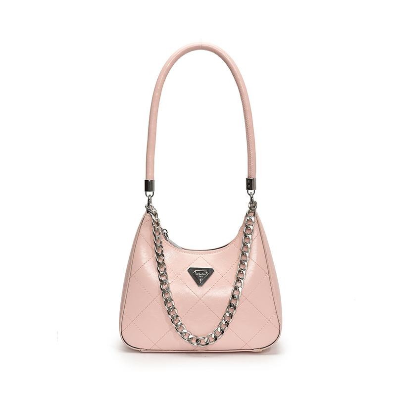 Retro Diamond Chain Underarm Bag Women'S Trend Foreign Style Versatile Casual Shoulder Bag