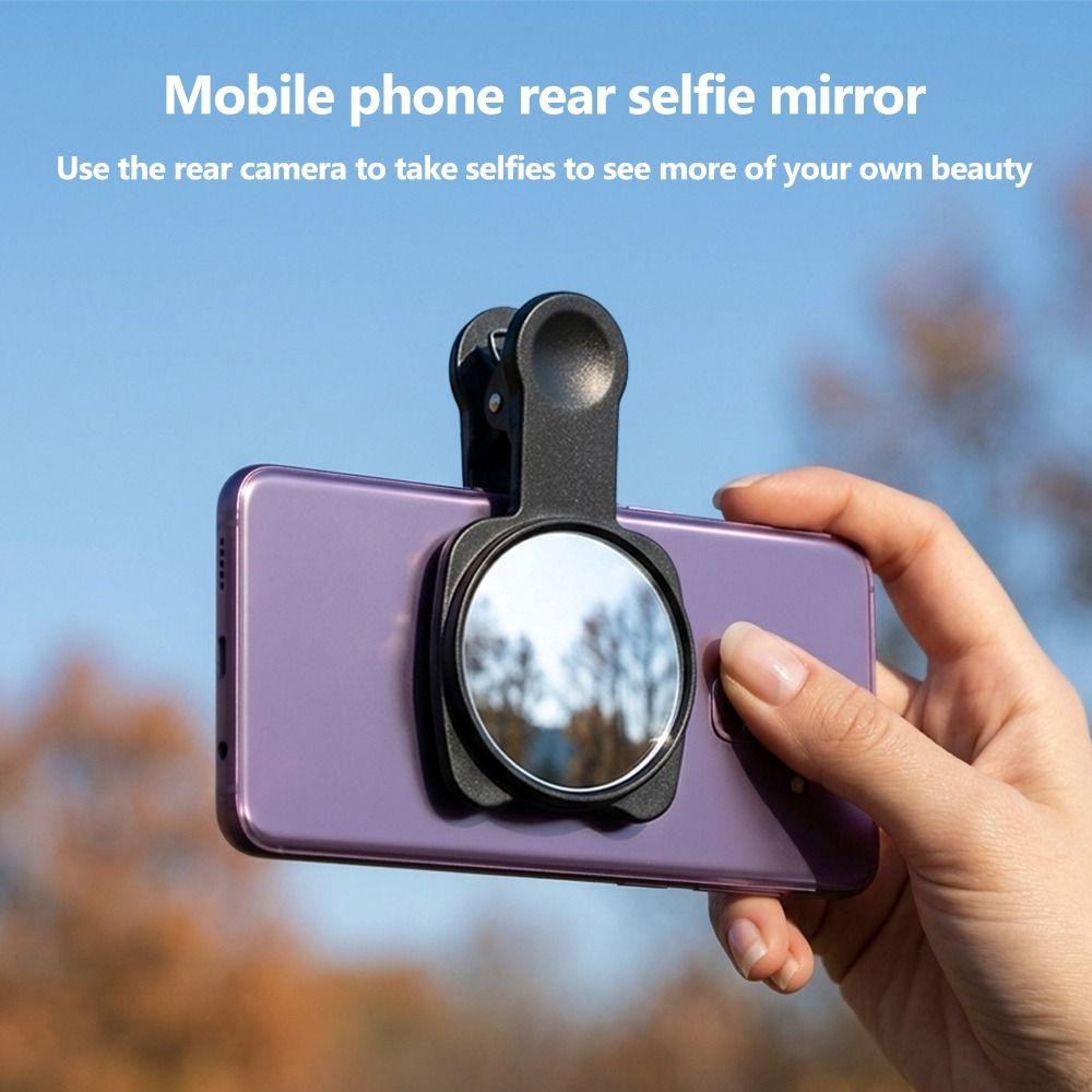 Anti-Spy Phone Rear Selfie Mirror Reflection Clip Selfie Mirror Clip  Smartphone
