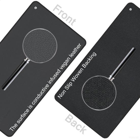 Earthing Grounding Yoga Mat Universal Anti-Slip Conductive Faux Leather Anti-static Stress Relief Foot Therapy Sleep Aid Earthing Mat