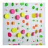 UV Neon Party Decoration Fluorescent Star Heart Circle Dot Garland Glow in The Dark Hanging Streamers Banner for Baby Bridal Shower Birthday Backdrop