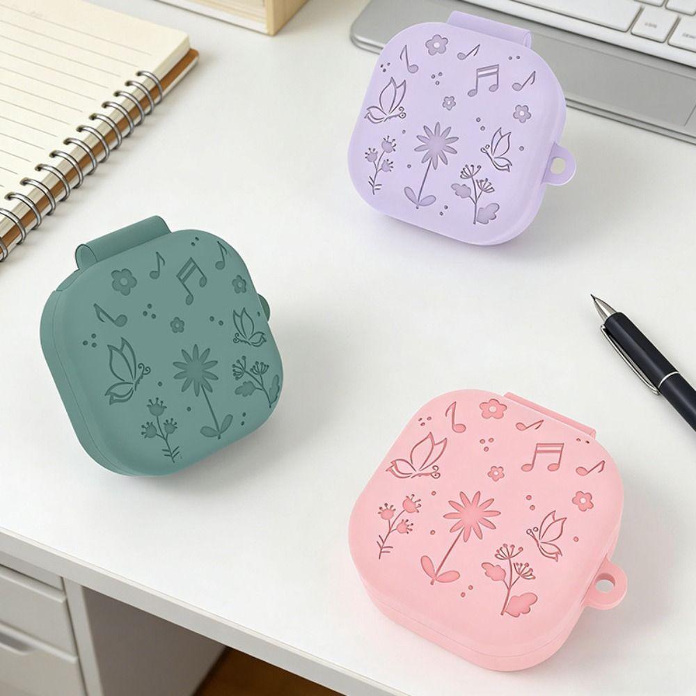 with Cleaner Kit Bluetooth Headphone Cover Charging Box Sleeve for Samsung Buds 4/4 Pro