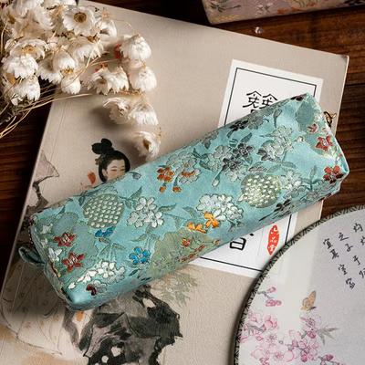 Kawaii Pencil Case Retro Pen Case School  Trousse Scolaire Fabric Embroidery Pencil Bags Student Stationery Pencil Cases
