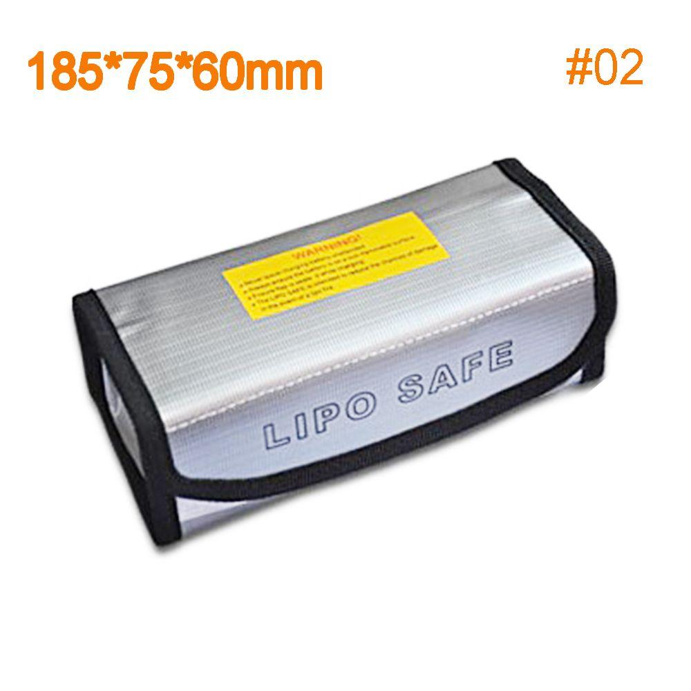 1Pc Silver RC LiPo Battery Safety Bag Fireproof Waterproof Explosion-proof Guard Charge Sack Practical Charging Protection