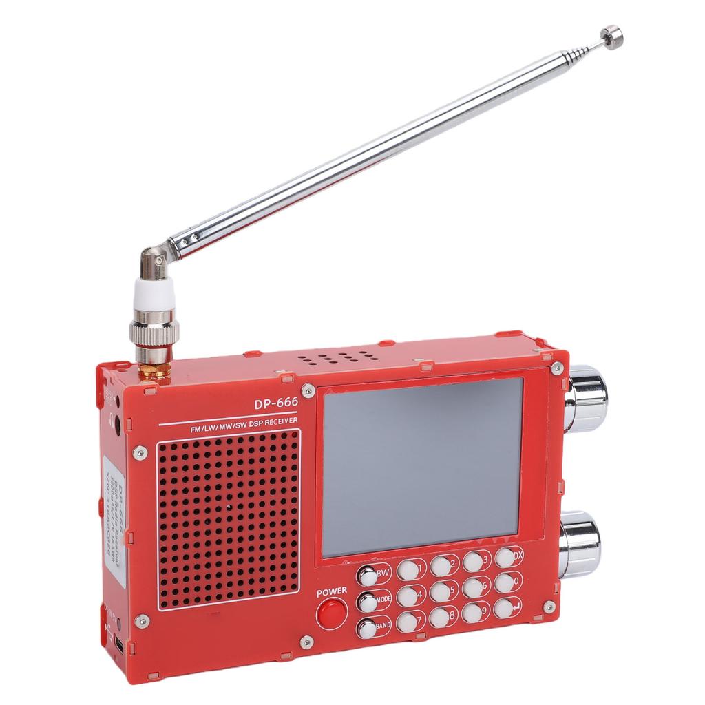 Full Band Radio 2.8 Inch LCD Color Screen High Sensitivity Portable FM LW MW SW Shortwave Radio for Home Travel