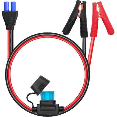 10AWG EC5 Jump Starter Cable With Battery Clamps,12V Alligator Clips To EC5 Connector Extension Charging Cable For Emergency Car Jump Starter