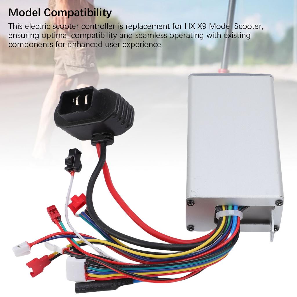 Electric Scooter Controller Replacement for HX X9 Model Scooter Aluminium Alloy Electric Scooter Motor Controller