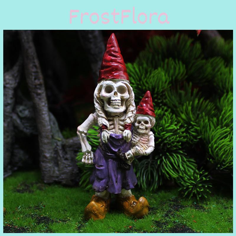 Skeleton Dwarf Resin Craft Decoration For Halloween Party Home Office Display