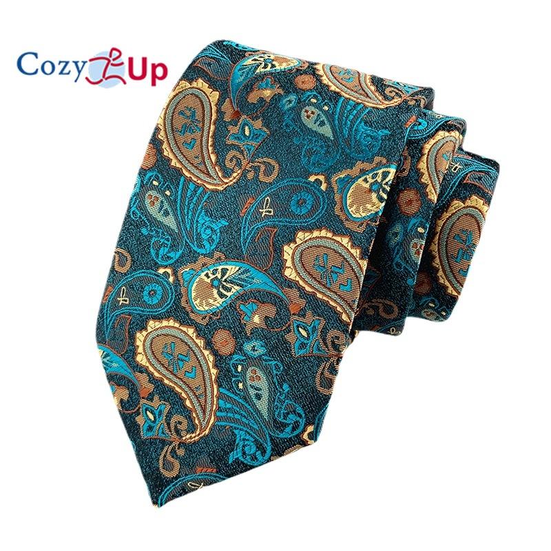 3.15"(8cm) Fashion Striped PaisleyTies Men Plaid Flower Necktie for Wedding