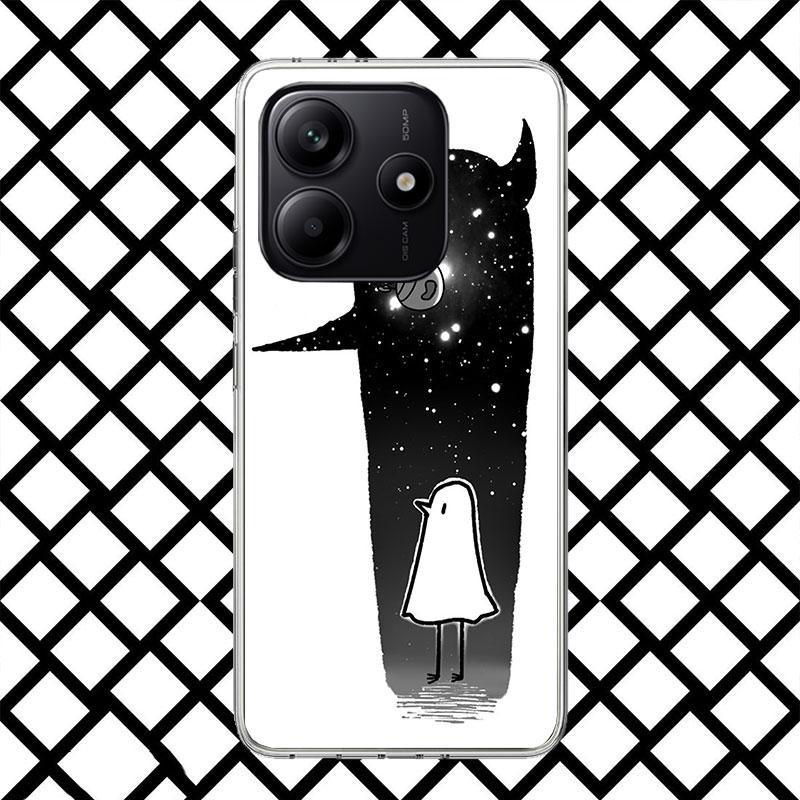 Oyasumi Punpun Phone Case for Xiaomi Redmi Note 15 14 14S 13 12 12S 11 Pro Plus 11E 11T 11S 10S 5G Soft Cover Fundas Redmi Note
