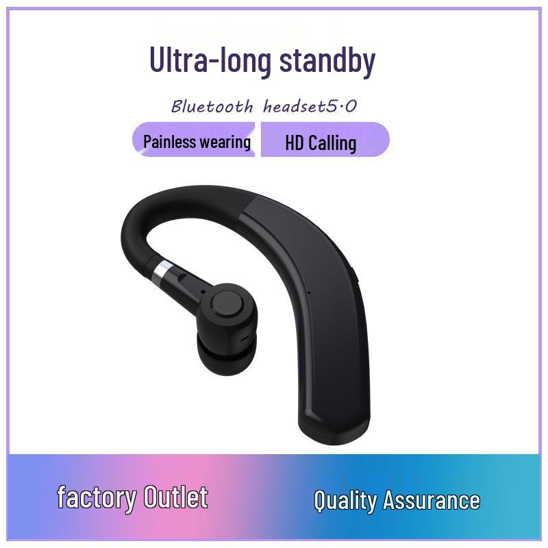 High-Performance Wireless Car Sports Ear-hook Bluetooth Headset with Long Battery Life