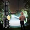 20W LED+COB High Power Flashlight Power Display Super Bright Flashlight Type-C Rechargeable Outdoor Hand Lamp for Power Outages
