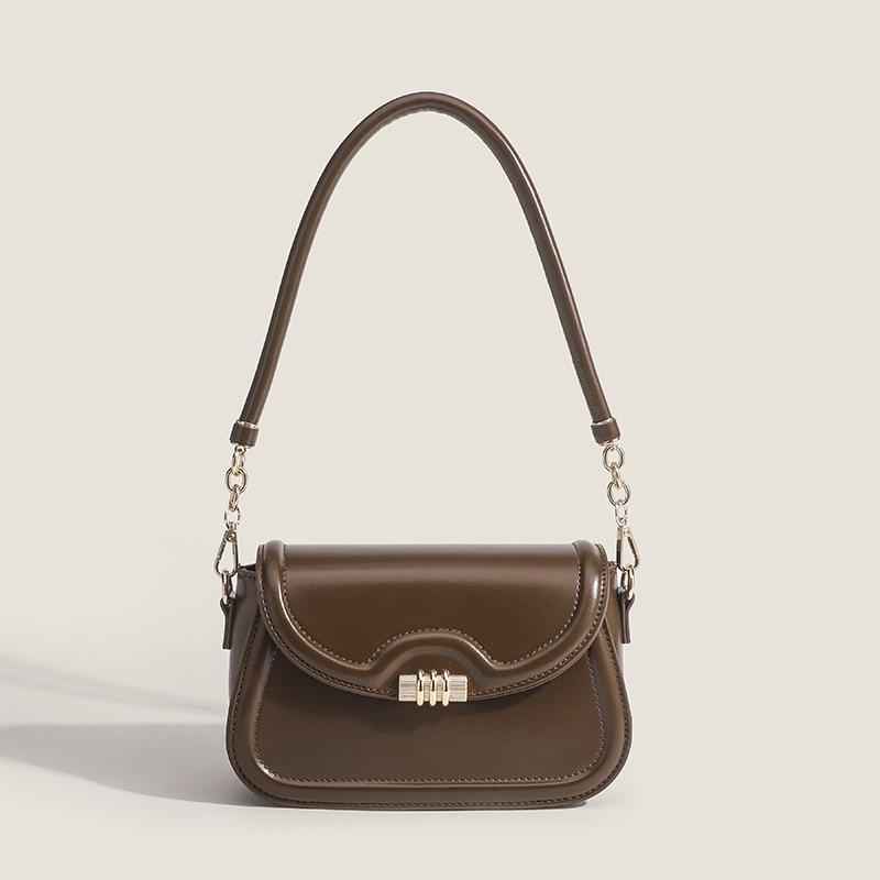 2024 Spring/Summer New Fashion Versatile Saddle Bag for Women, High-End Niche Design, Shoulder Bag, Underarm Bag, Crossbody Bag