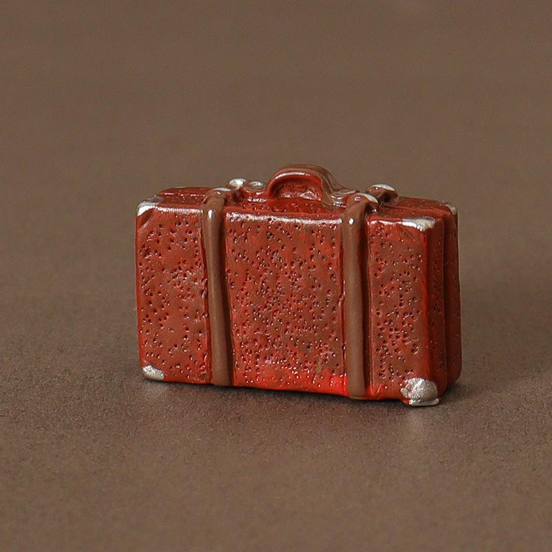 

Кукла Кожаный Чемодан Сундук Винтажная Деревянная Коробка Аксессуары для Кукол Мебель для Кукольного Домика Подарок