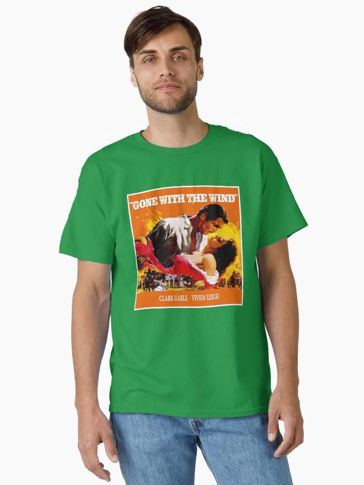 Gone with the Wind GONE WITH THE WIND : Vintage Civil War Movie Advertising Print Classic T-Shirt