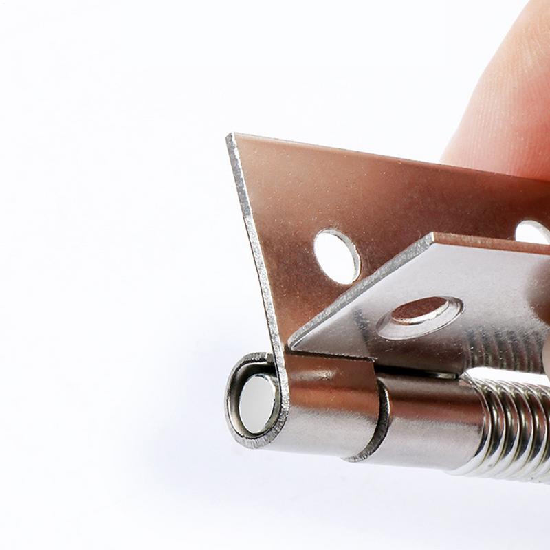 1pc Spring Hinges Stainless Steel Self Closing Spring Door Internal Hinge DIY Hardware Cabinet Door Closer Automatic Return Hing