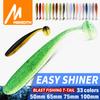 MEREDITH Easy Shiner Viskunstaas 50mm 65mm 75mm 100mm Wobblers Karpervissen Zacht Kunstaas Siliconen Kunststof Aas