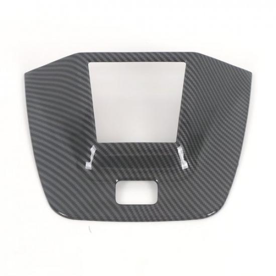 Carbon Fiber Front Navigation Dashboard Frame Cover Trim For  Honda Accord