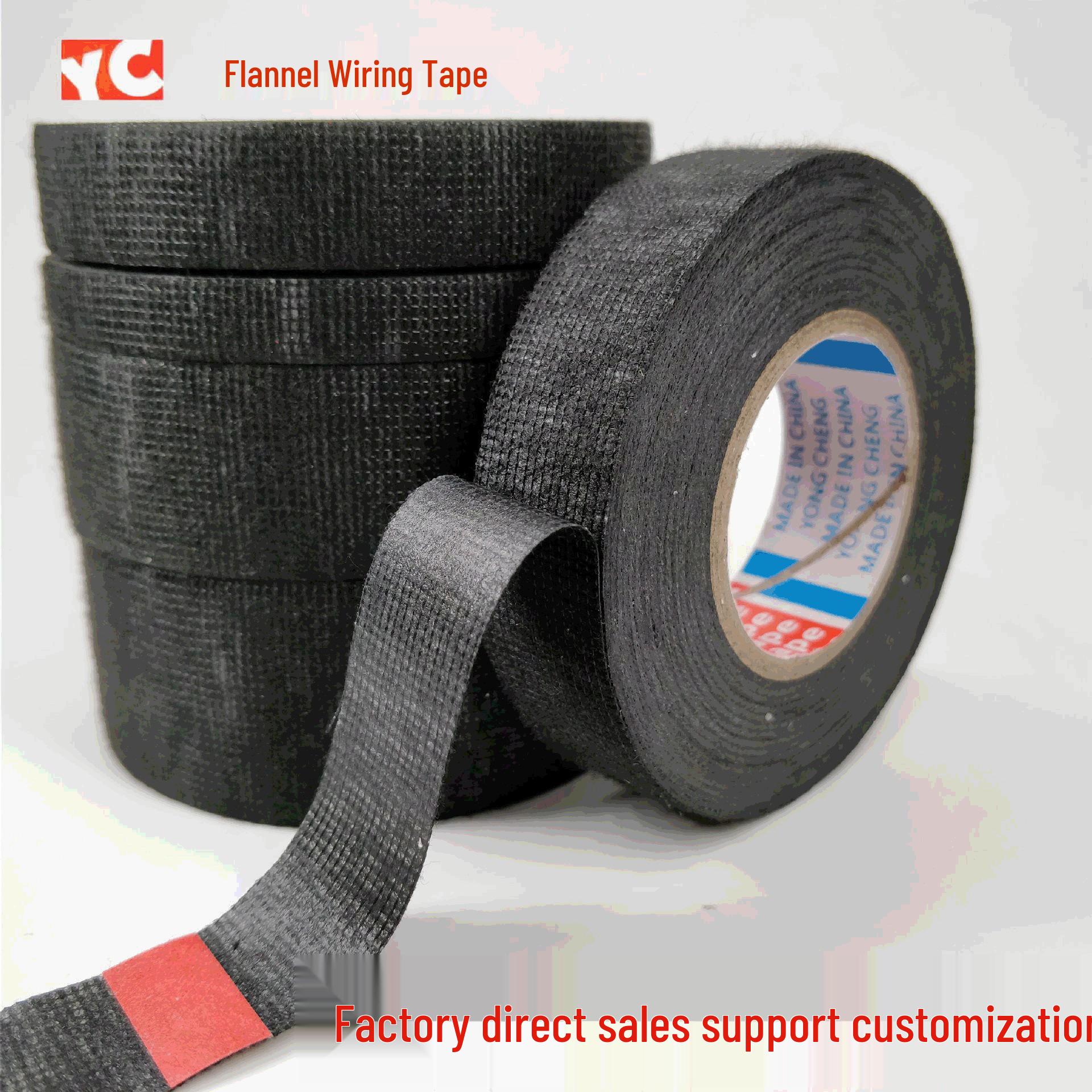 

Yongcheng YC Black Velvet Wire Harness Tape Polyester 51618 9531 9mm*10m