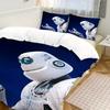 Game Duvet Cover Cute Space Robot Pillowcase Bedding Set Adult Boy Girl Bedroom Decoration Gift Single Double Large Size