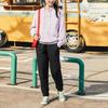 (WMNS) Converse Logo Embroidery Knitting Hoodie Purple Women's 10023945-A03