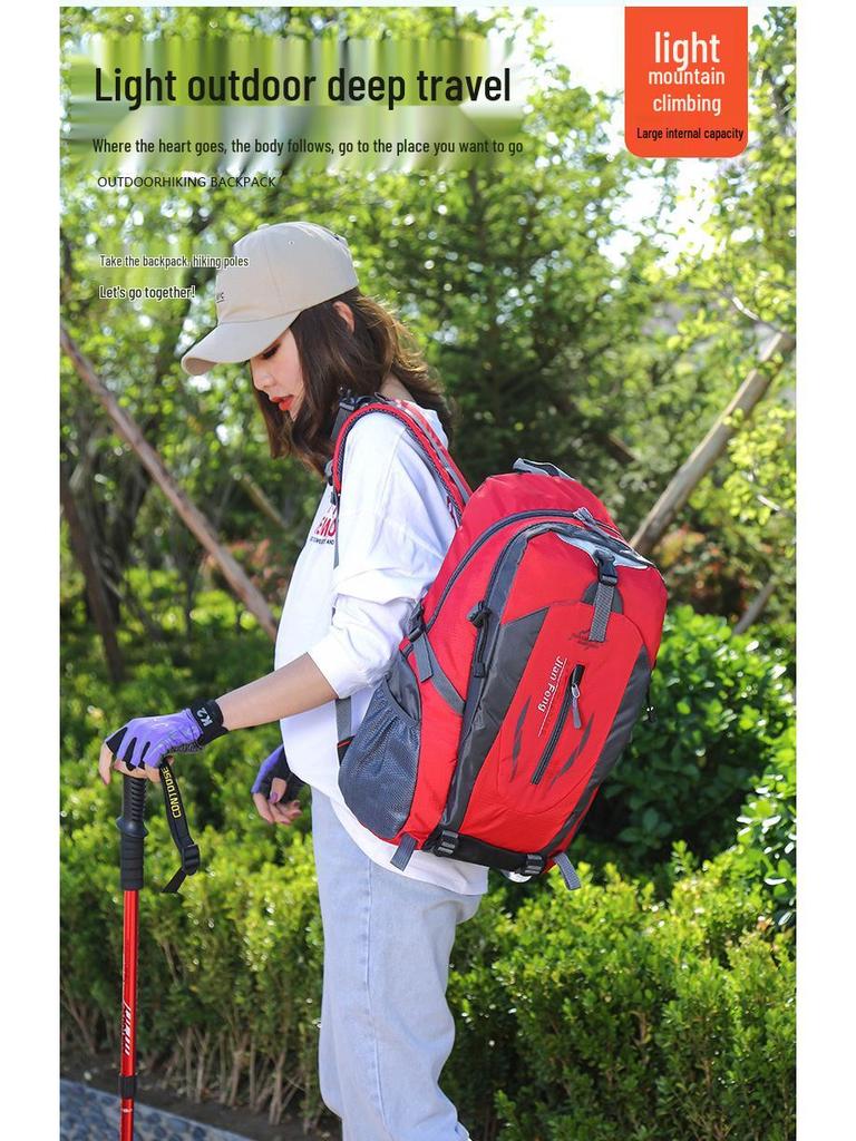 40L Leichter Wasserdichter Unisex-Rucksack für Wandern, Klettern und Pendeln