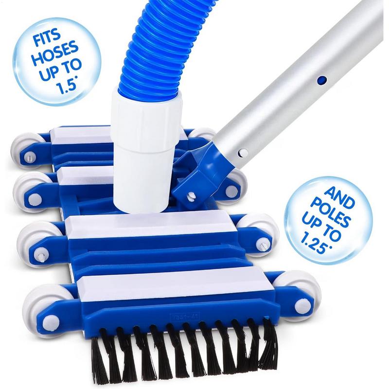 Heavy Duty Swimming Pool Brush Suction Vacuum Head Accessory Vaccum Cleaner Cleaning Accessories Cordless Cleaners Equipment