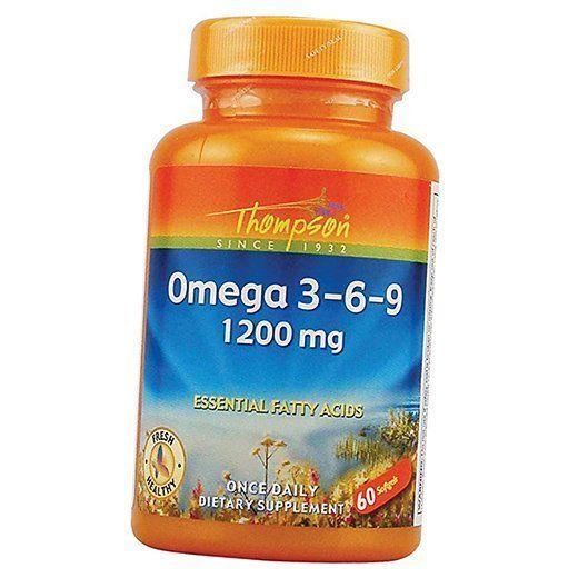 

Омега 3 6 9, Omega 3-6-9, Thompson 60гелкапс (67412001) 60softgels
