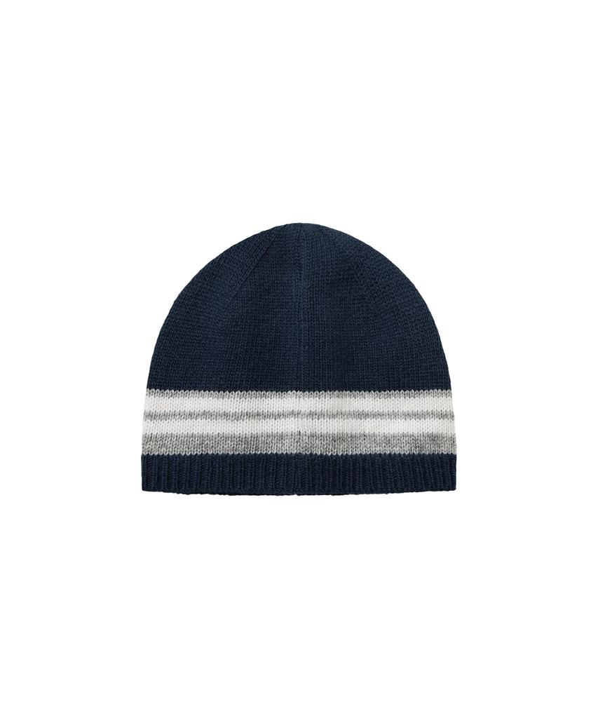 REST&RECREATION Line Coloration Beanie - Navy