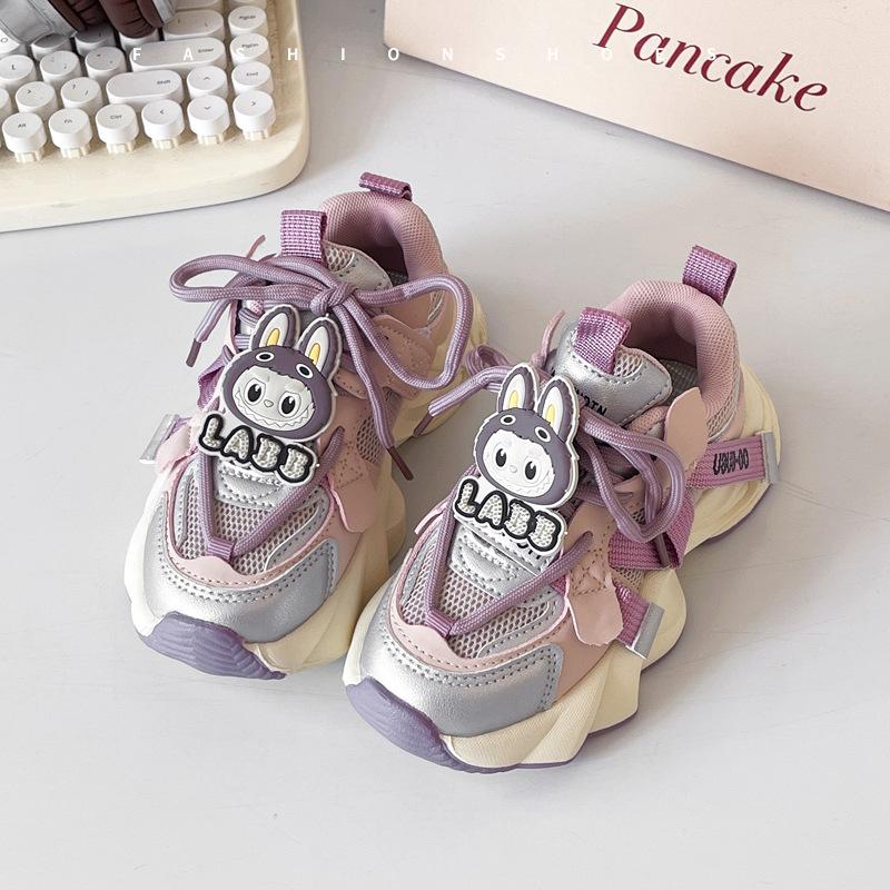 Classmate Girl Autumn 2025 New Rabub Children's Sports Shoes Little Girl Fashion Explosion New Fashion