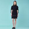 Bunderghost Transform Asymmetrical Zipper Strap Dress (Navy)