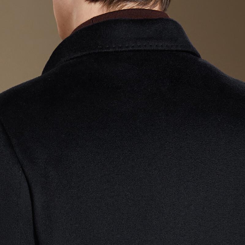 Antonio Men's Wool Blend Jacket with 90% Down Removable Liner