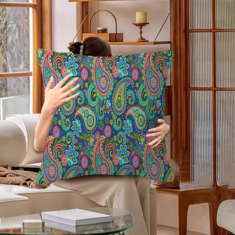 Badik Indonesia Batik Design Pillow Anime Pillow Sofa Bed Head Pillow Cover Cushion Cover 45x45 Cm Fashion