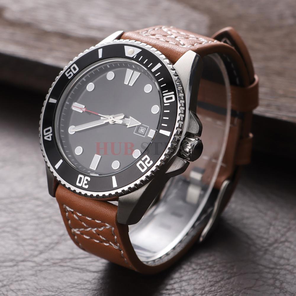 Vintage Retro Cowhide Watch Strap 20mm 22mm 24mm Universal Bracelet Business Black Brown Blue Watchband Belt Accessories