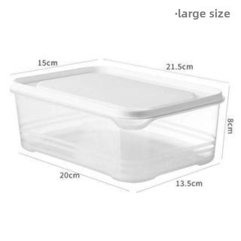 Food Storage Box, Vegetable Preservation Freezer Layer, Frozen Meat Refrigerator, Food Storage, Fruit Compartment, Storage Box, Microwave-safe