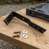 Roof Rack Awning Bracket Stainless Metal Side Black Vehicle Hardware
