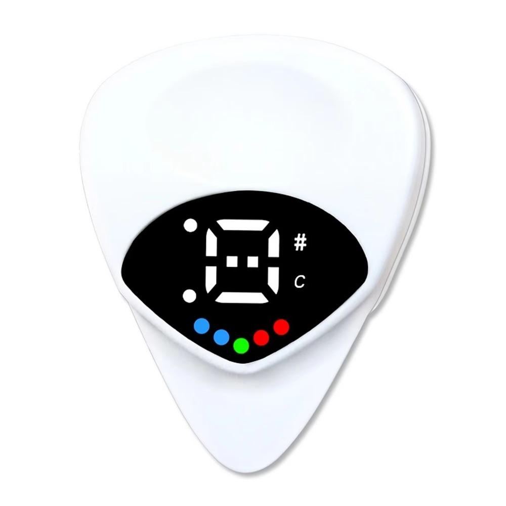 Real Time Guitar Pick&Tuner Portable Electric Digital Tuner Folk Guitar & Ukulele Tuner  Acoustic